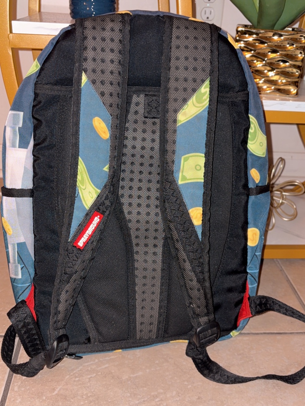 Sprayground Multicolor Money Stack Character Backpack - Picture 3 of 3